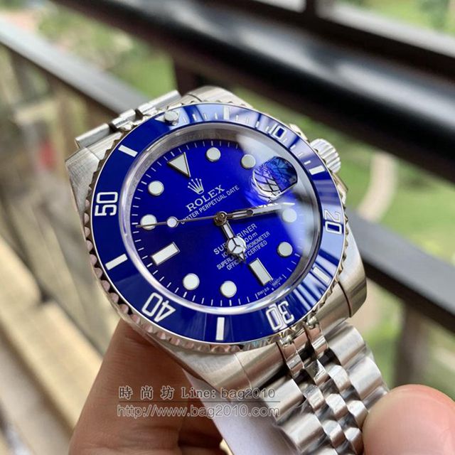 勞力士手錶 勞力士經典款男士腕表 SUB藍水鬼A7升級版 Rolex男表 ROLEX機械男表  hds1696